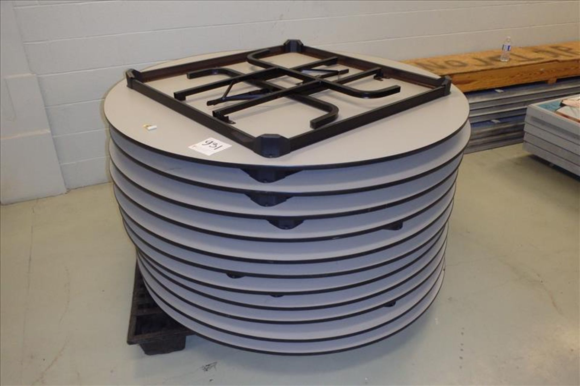 (10) 48" Round Folding Tables (E)