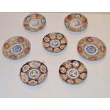 A Good Collection of Seven Imari Plates