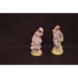 A Pair of Continental Figurines Lady and Gent