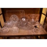 A Good Collection of Early Stemmed Glasses and Other Crystal