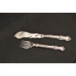 A Pair of Silver Servers, Birmingham 1871