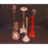 A Collection of Crystal Vases