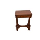 A Nice Sized Mahogany Occasional Table, Centre Drawer