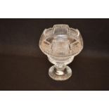 A Large Waterford Crystal Circular Footed Bowl