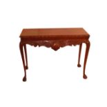 A Nice Carved Rectangular Hall Table