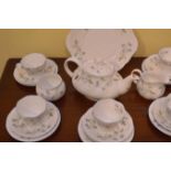 A Queens Bone China Woman and Home Teaset