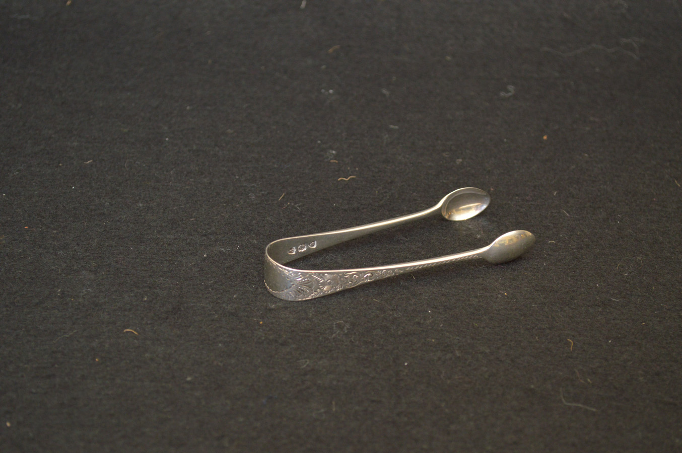 A Pair of Silver Sugar Nips