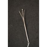 A Silver Swizzle Stick, London 1957