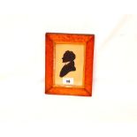 A Georgian Silhouette in Maple Frame