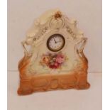 A Ceramic Cased Mantle Clock