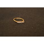 An 18ct Gold and Platinum Diamond Ring