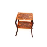 A Very Nice Inlaid Walnut Occasional Table, Gilted Gallery and Mounts