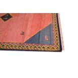 A Good Rectangular Hand Woven Indian Ciabbeh Rug (5'9" x 9")