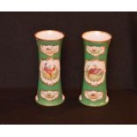 A Pair of Decorated Porcelain Vases