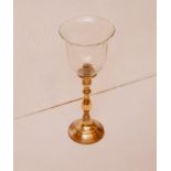 A Brass Based Candle Holder