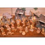 A Very Large Nativity Set and Village Scene