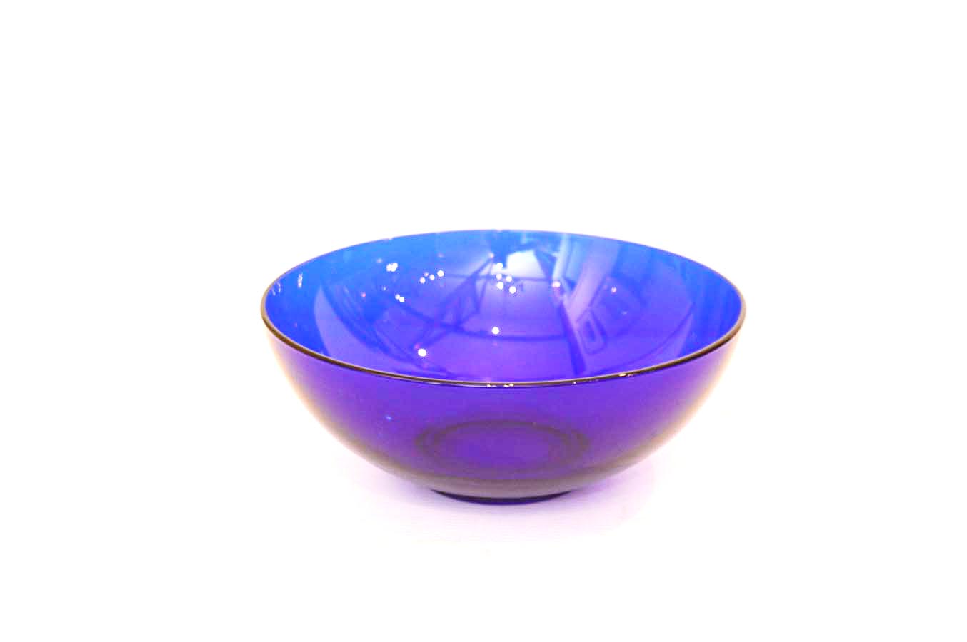 A Nice Blue Circular Bowl