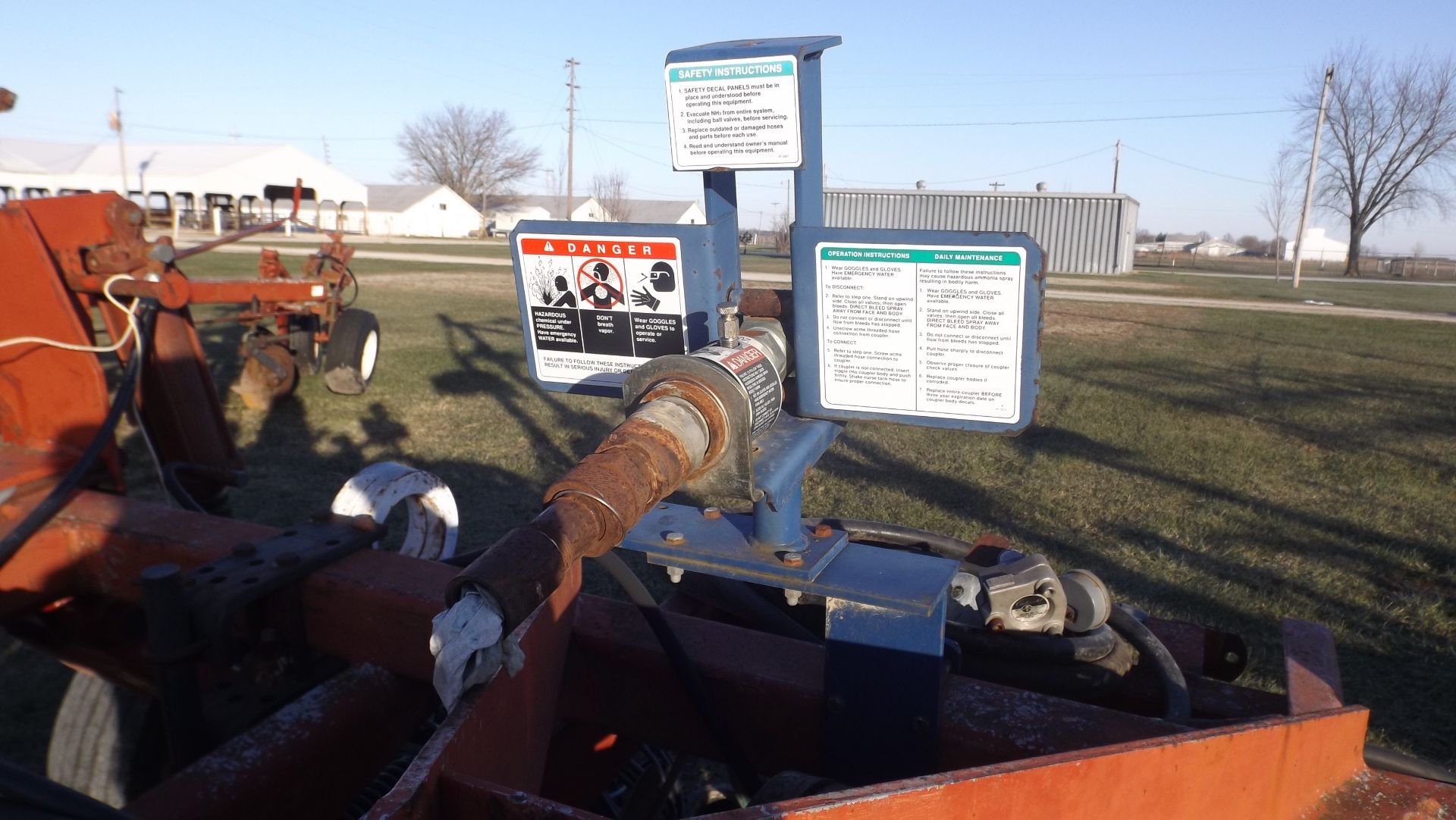 10 Knife Anhydrous applicator, pull type, work in progress, sells complete with parts - Image 4 of 4