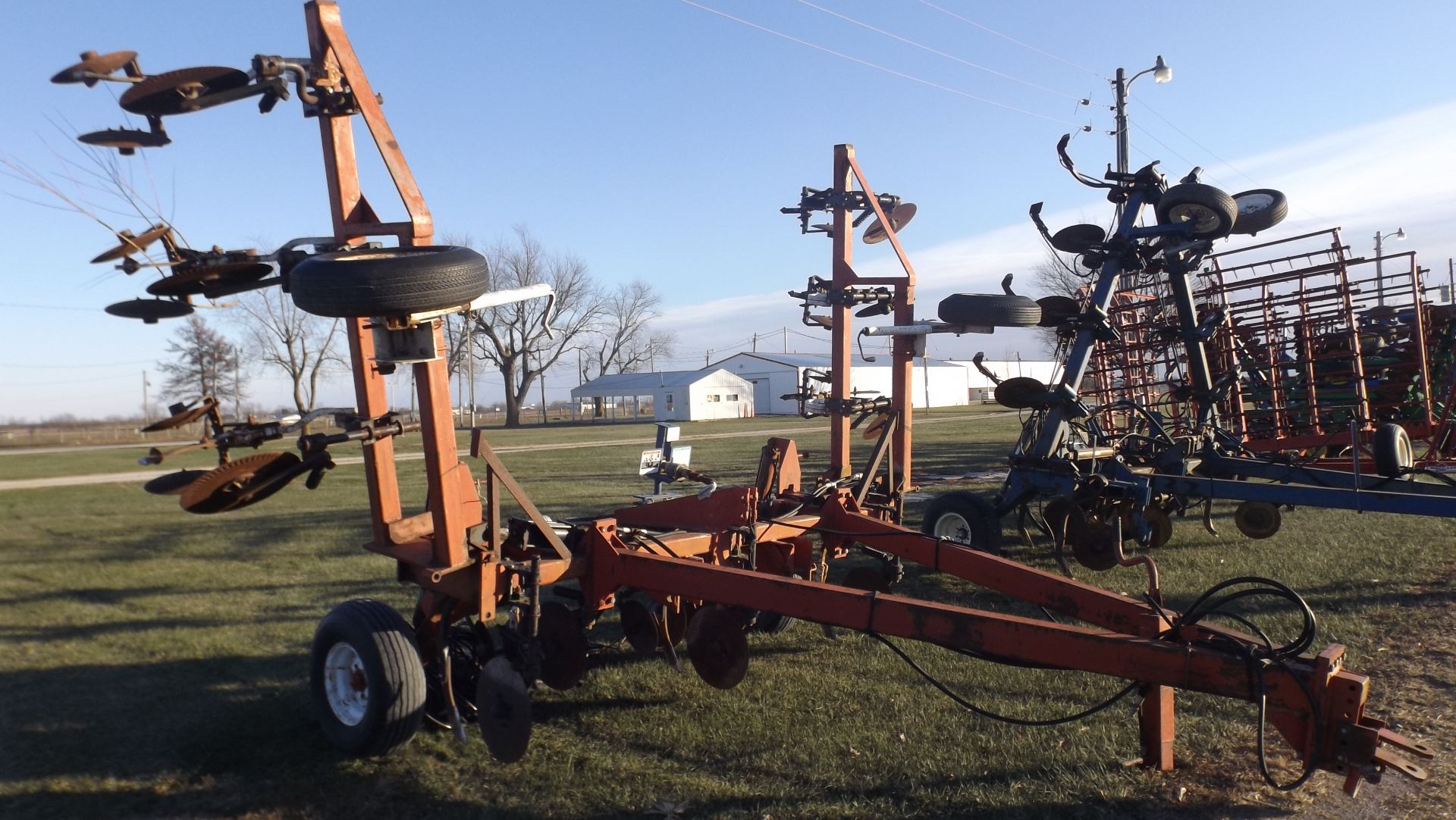 10 Knife Anhydrous applicator, pull type, work in progress, sells complete with parts