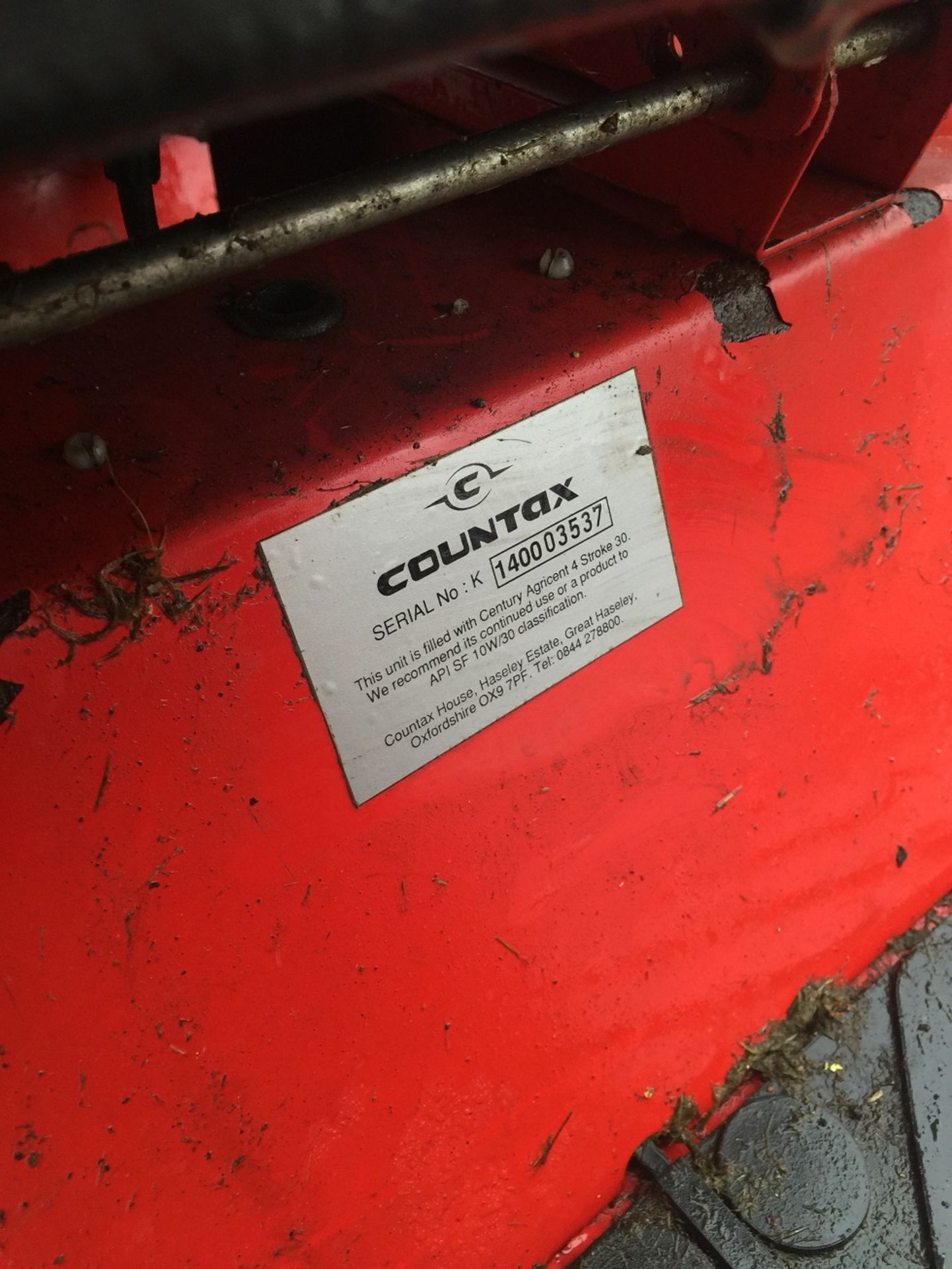 COUNTAX K14 RIDE-ON MOWER *NO VAT* - Image 12 of 13