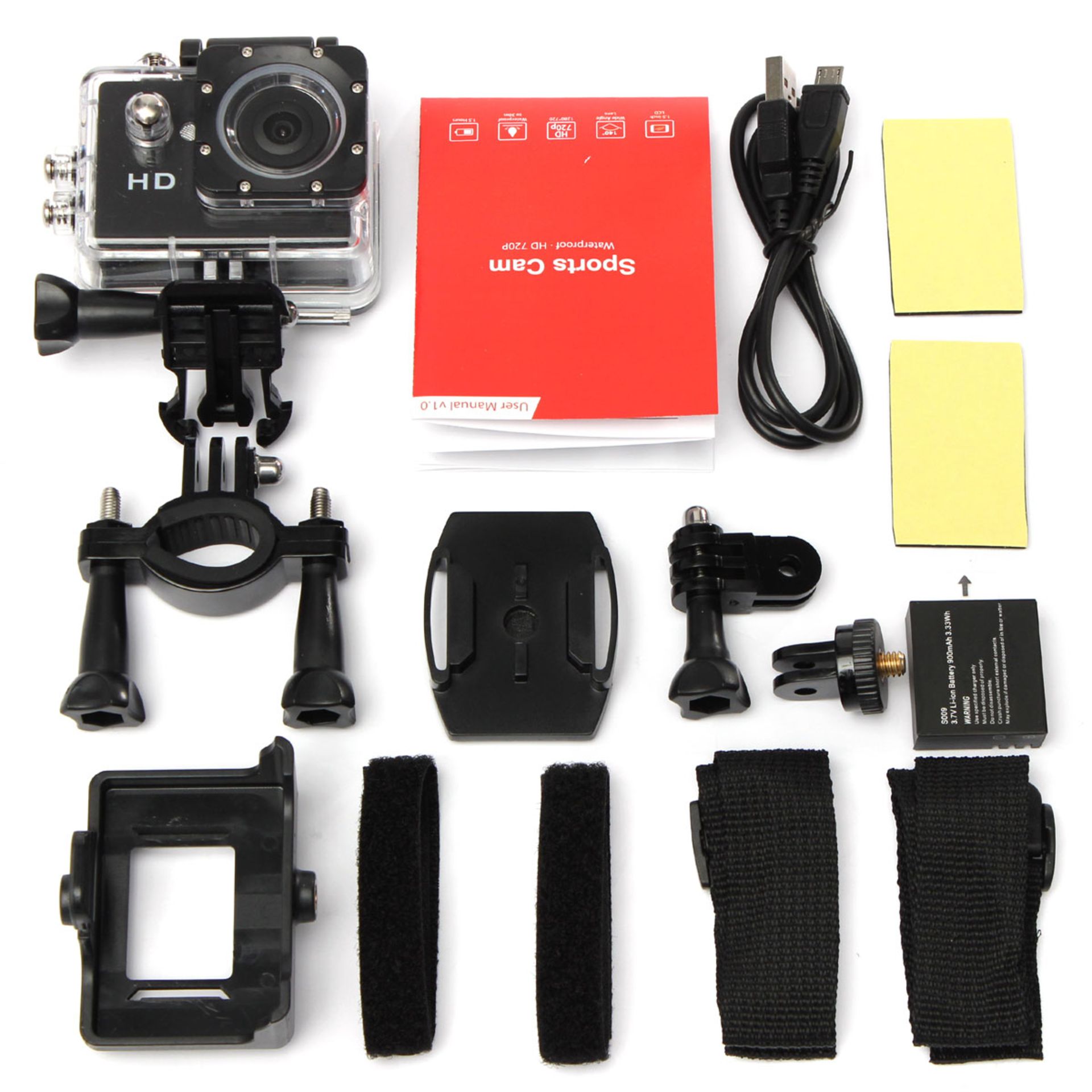 FULL HD 1080P 30M WATERPROOF CAMERA IN GREY *NO VAT* - Image 3 of 3