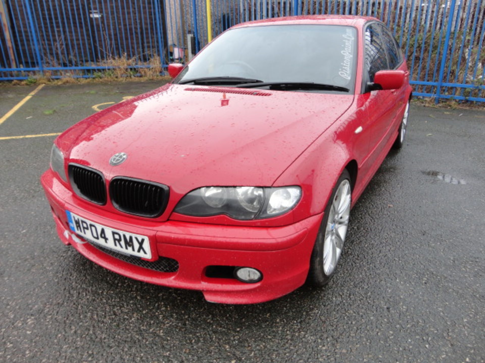 2004/04 REG BMW 320D SPORT 2.0 MANUAL METALLIC RED *NO VAT* - Image 3 of 10