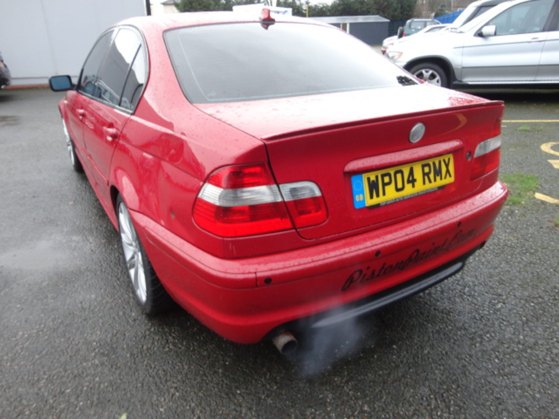 2004/04 REG BMW 320D SPORT 2.0 MANUAL METALLIC RED *NO VAT* - Image 5 of 10
