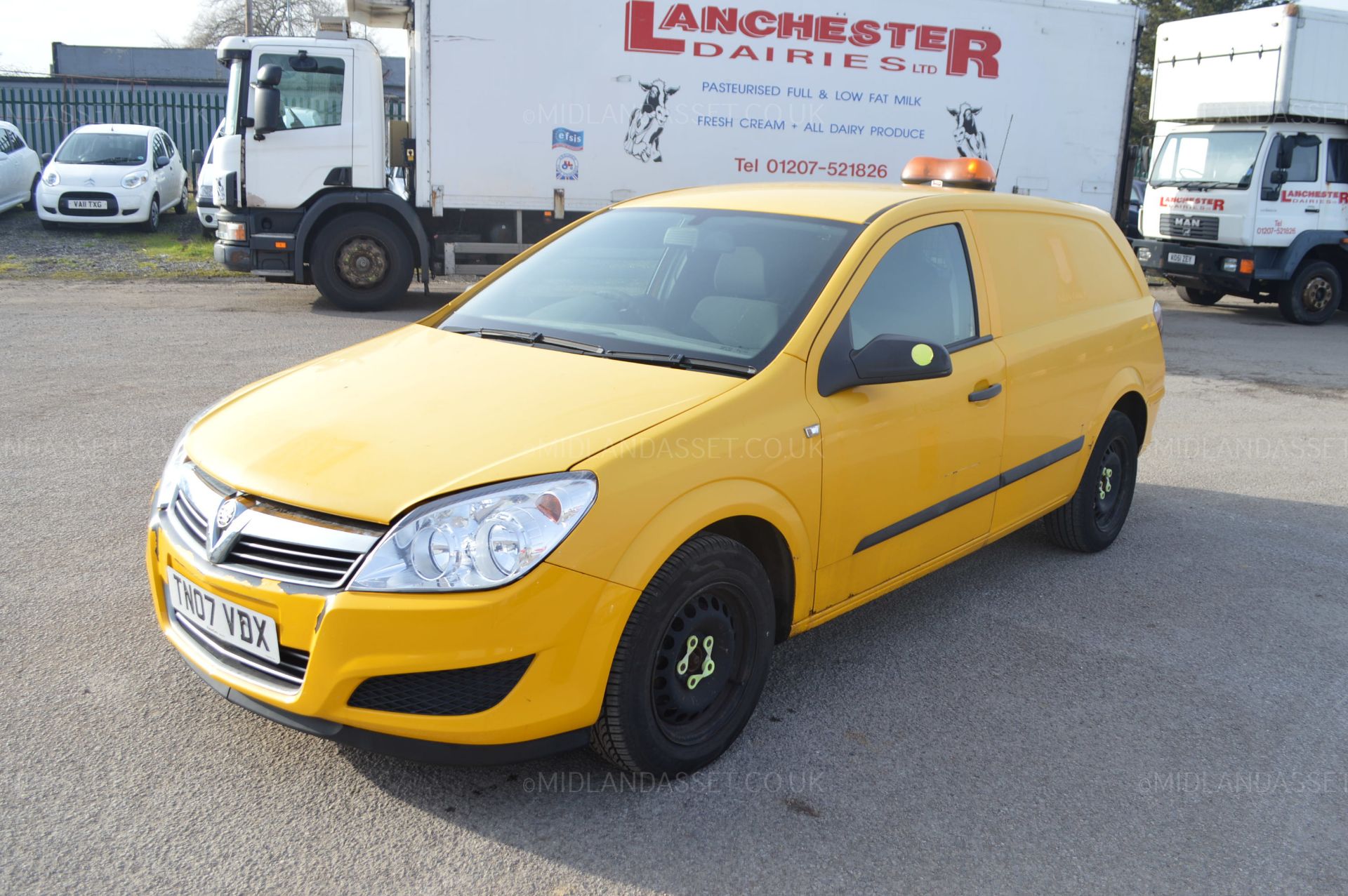 2007/07 REG VAUXHALL ASTRA CLUB CDTI YELLOW *NO VAT* - Image 3 of 21