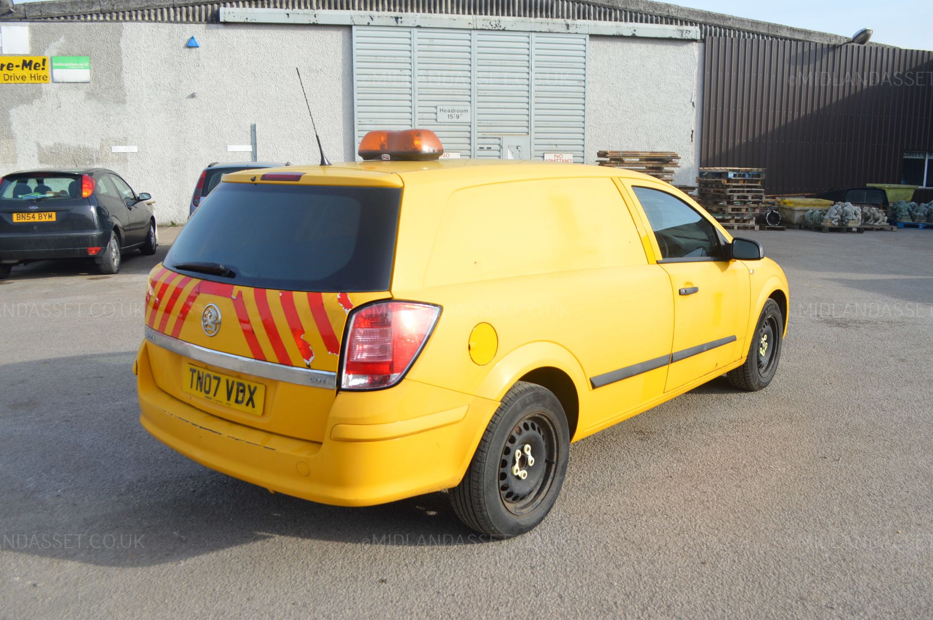 2007/07 REG VAUXHALL ASTRA CLUB CDTI YELLOW *NO VAT* - Image 5 of 21