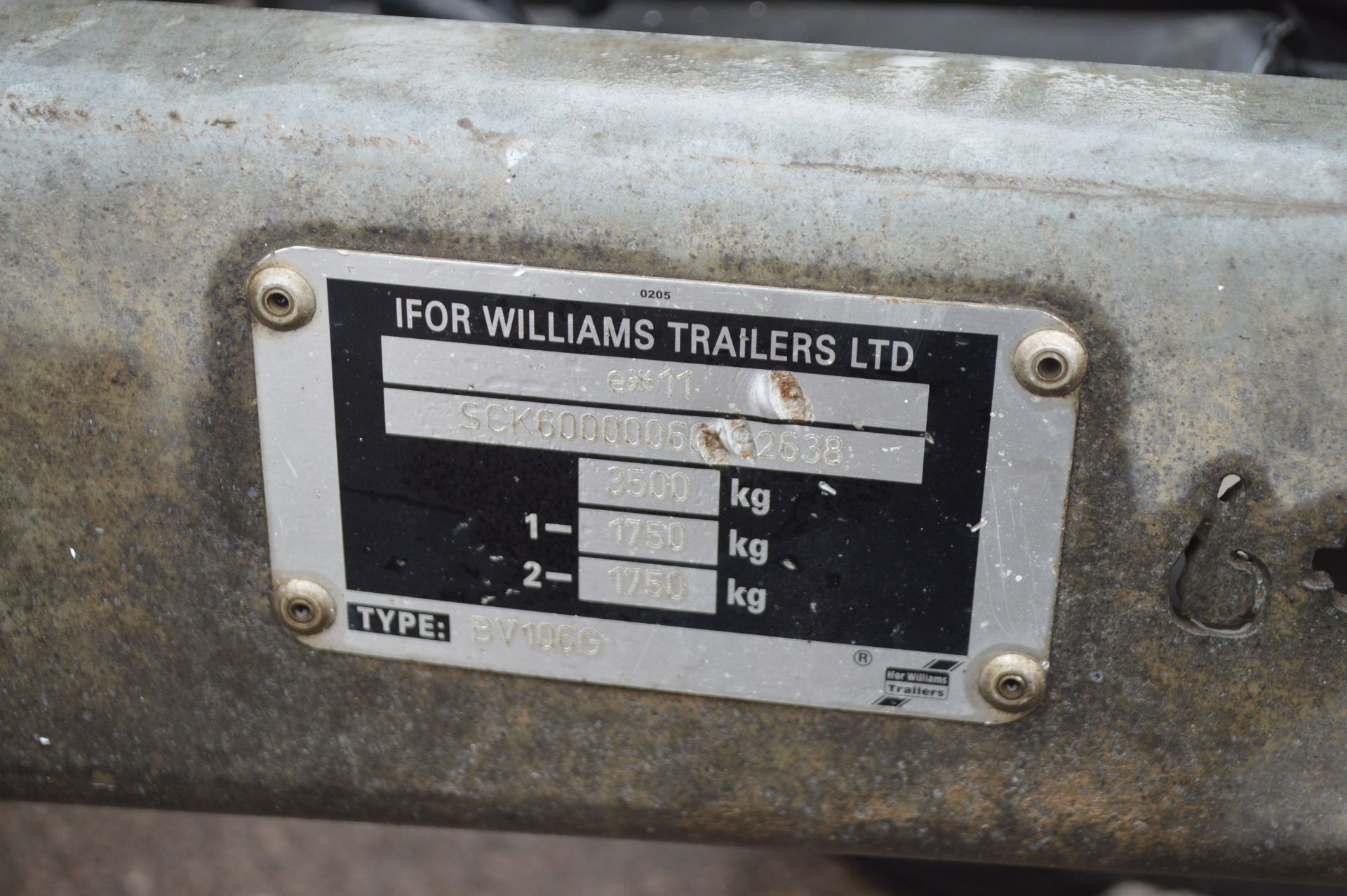 IFOR WILLIAMS TWIN AXLE BOX TRAILER *NO VAT* - Image 7 of 18