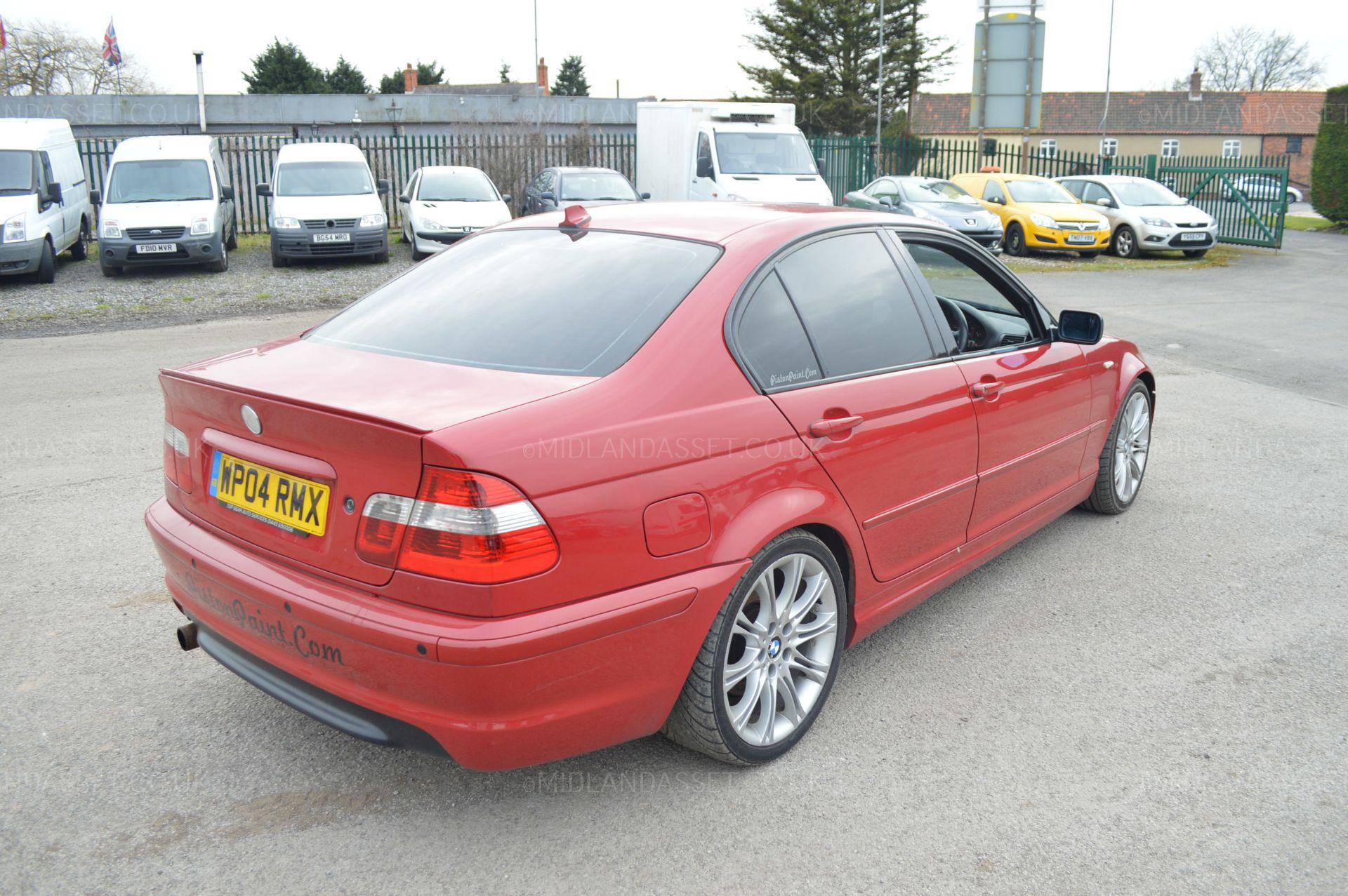 2004/04 REG BMW 320D SPORT 2.0 MANUAL METALLIC RED *NO VAT* - Image 6 of 26