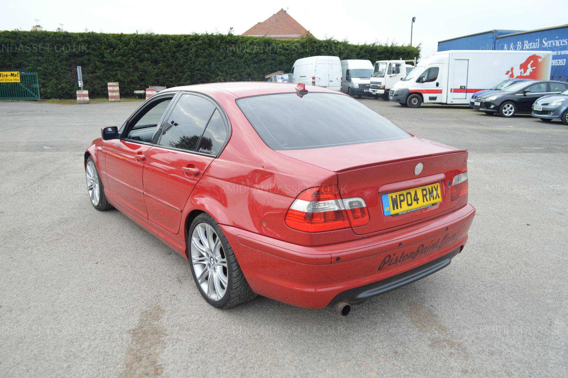 2004/04 REG BMW 320D SPORT 2.0 MANUAL METALLIC RED *NO VAT* - Image 4 of 26