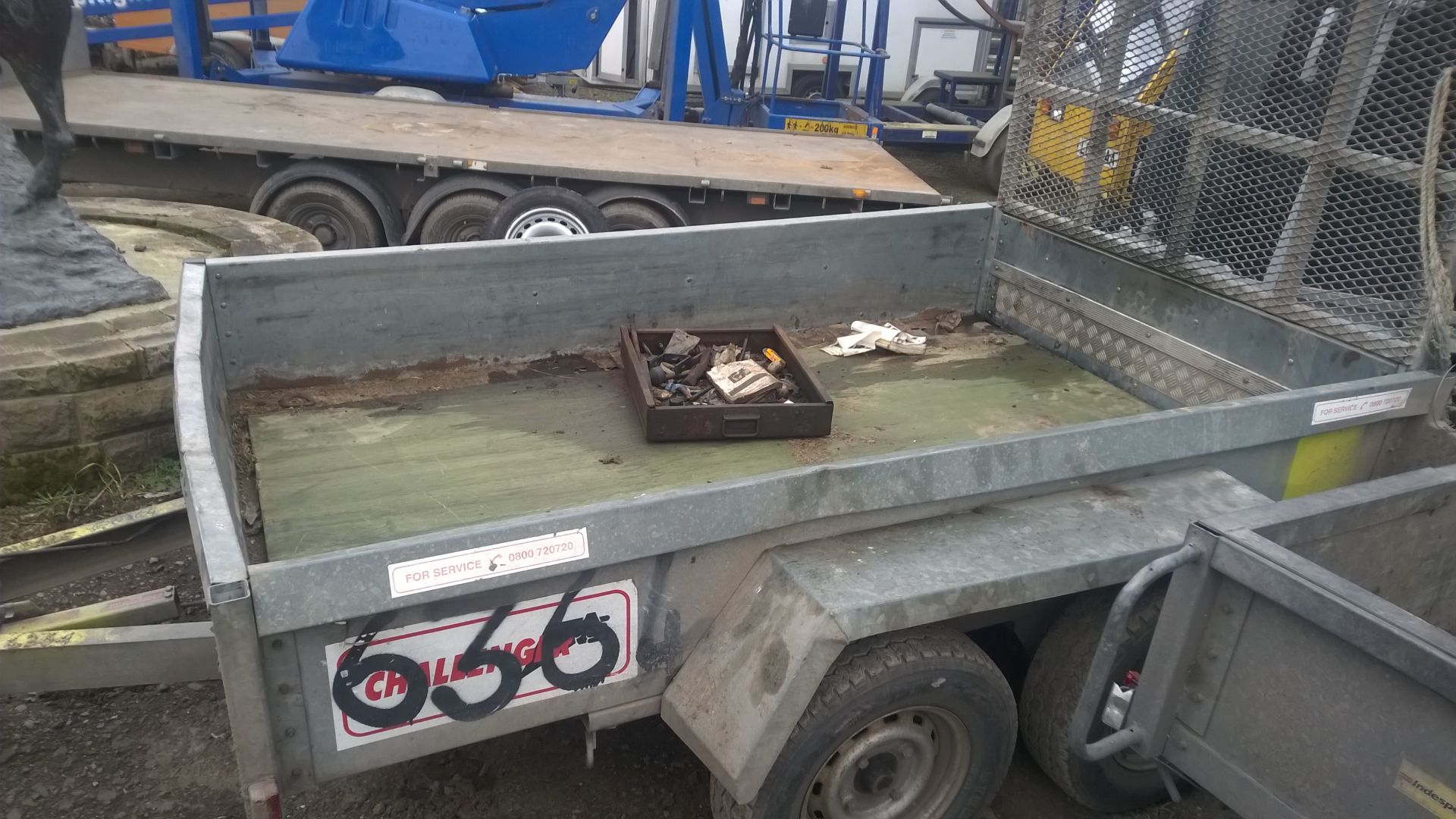 INDESPENSION TWIN AXLE TRAILER 8 X 5 FOOT *PLUS VAT* - Image 6 of 7