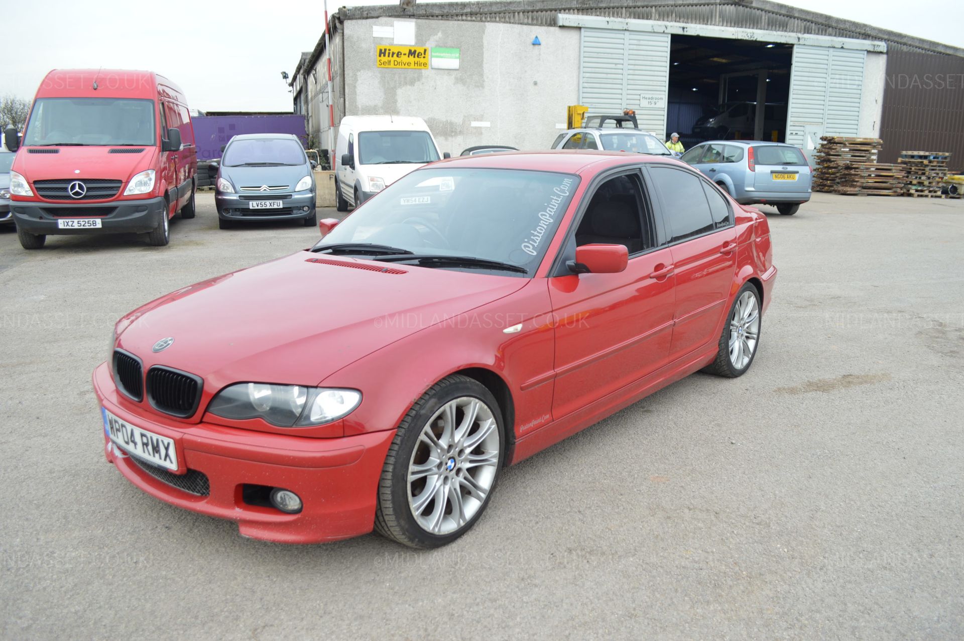 2004/04 REG BMW 320D SPORT 2.0 MANUAL METALLIC RED *NO VAT* - Image 3 of 26
