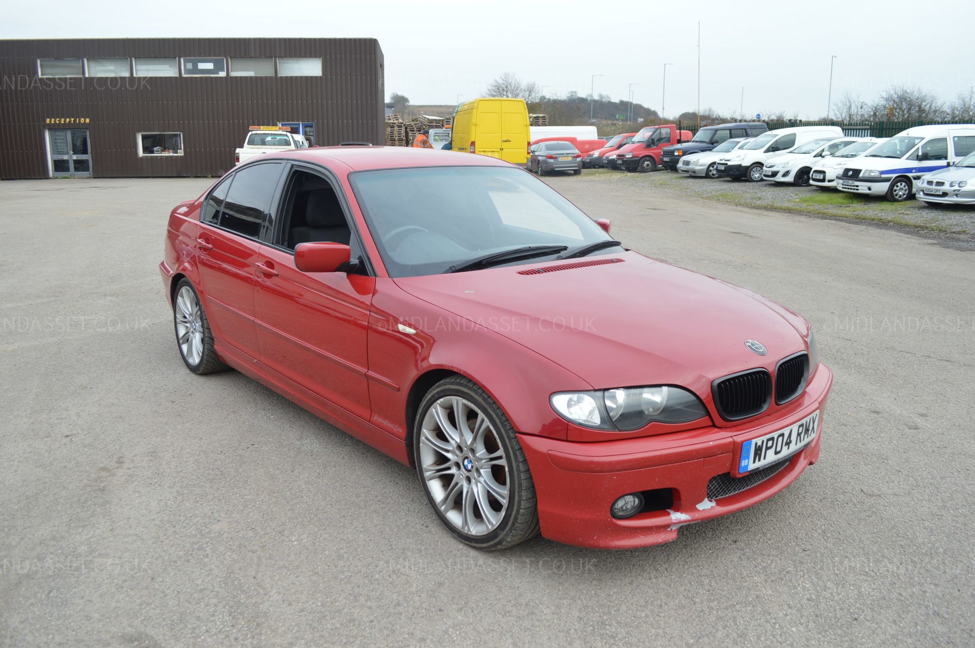 2004/04 REG BMW 320D SPORT 2.0 MANUAL METALLIC RED *NO VAT*