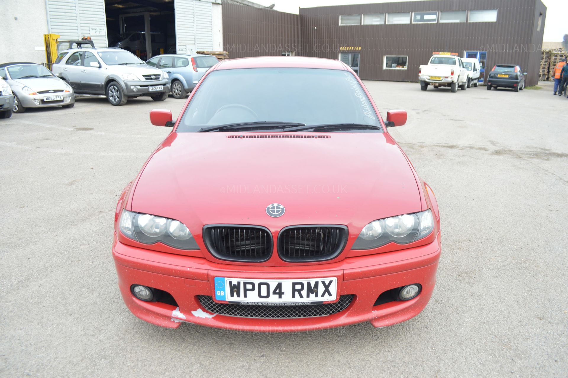2004/04 REG BMW 320D SPORT 2.0 MANUAL METALLIC RED *NO VAT* - Image 2 of 26