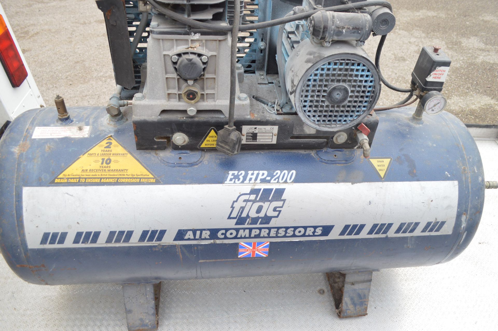 FIAC E3 HP-200 AIR COMPRESSOR *NO VAT* - Image 6 of 8