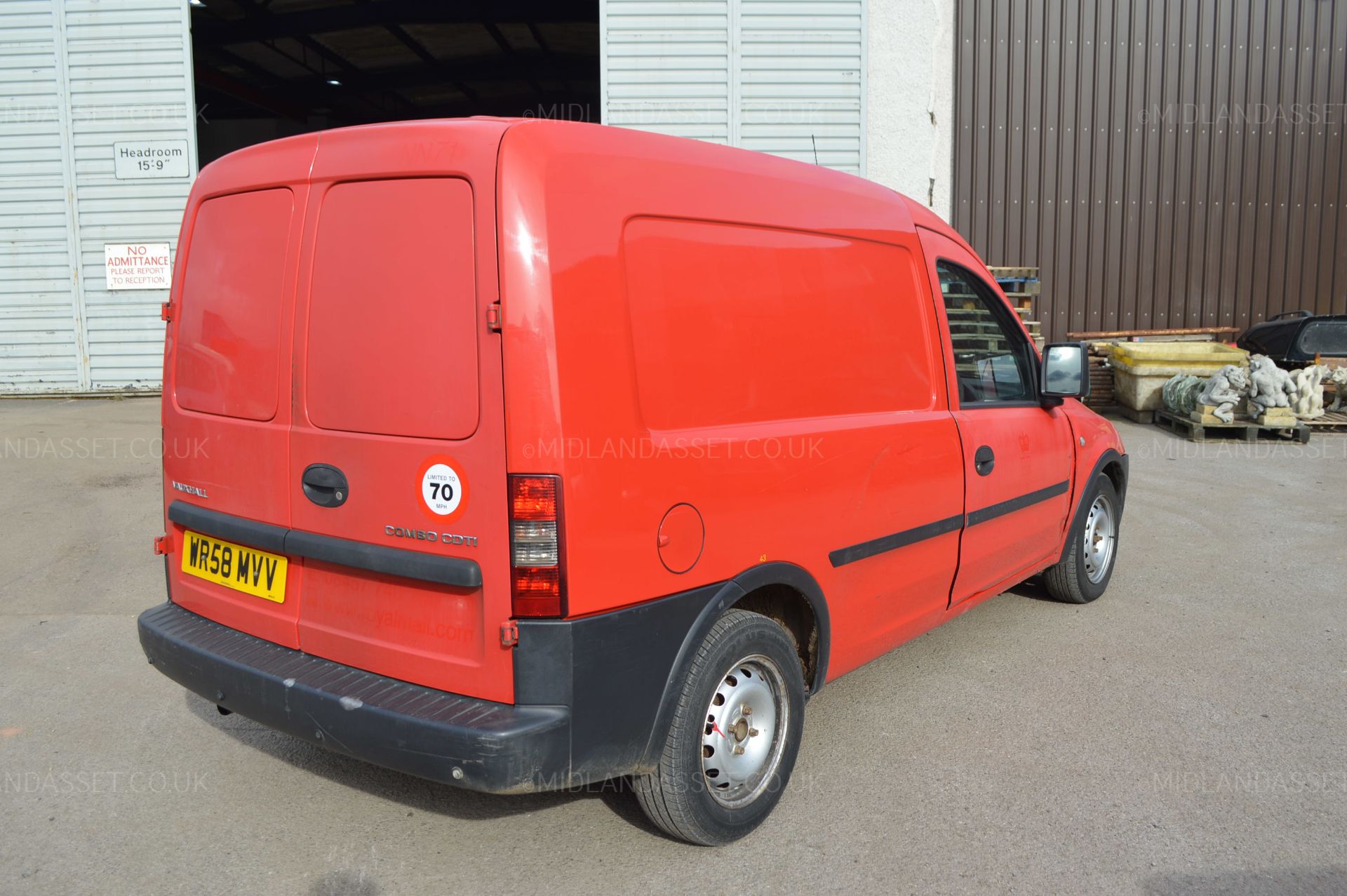 KB - 2008/58 REG VAUXHALL COMBO 1700 CDTI - 1 PREVIOUS OWNER, ROYAL MAIL *NO VAT*   DATE OF - Image 6 of 19