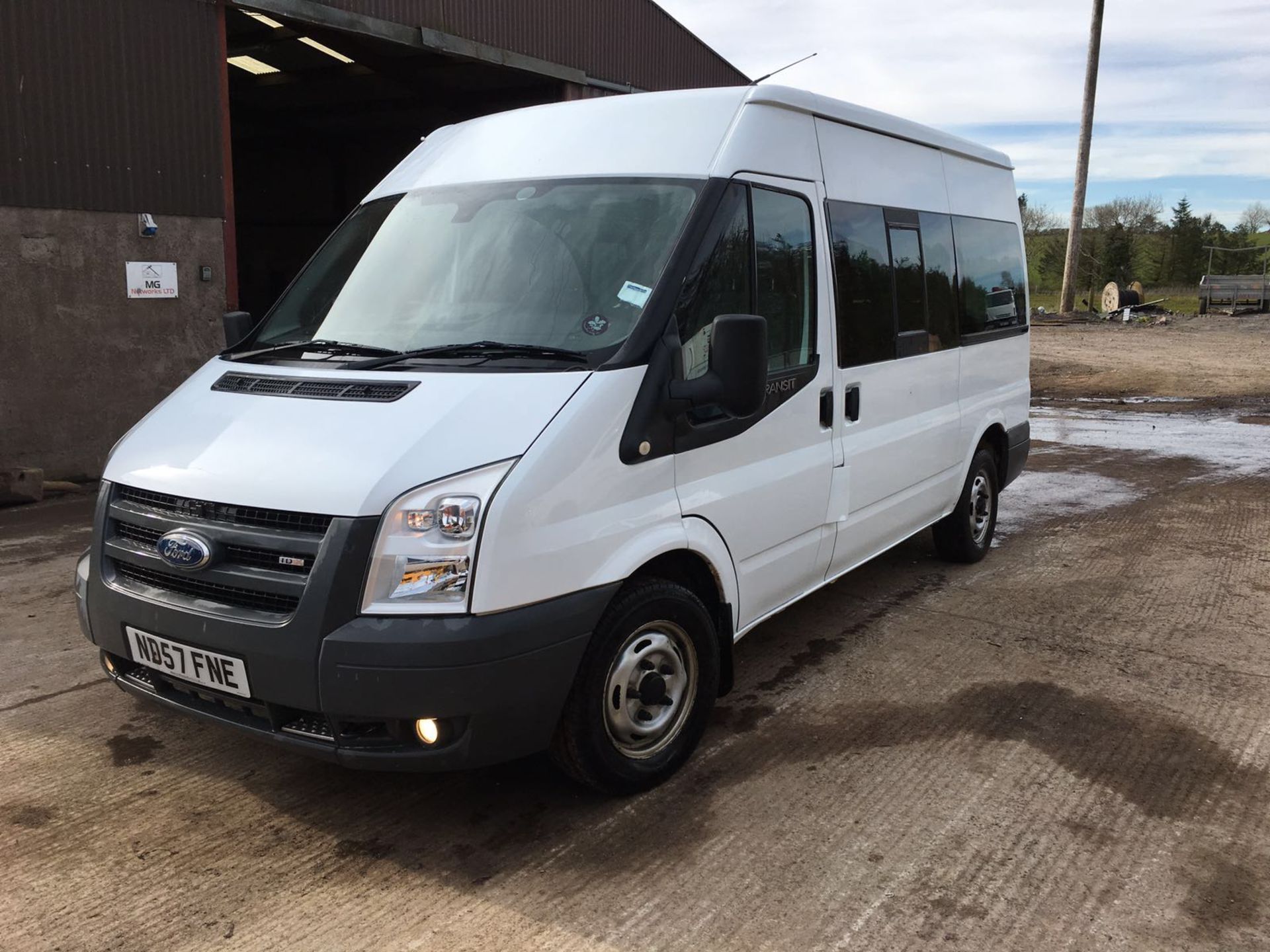 2007/57 REG FORD TRANSIT 110 12-SEAT FWB MINIBUS - GENUINE LOW MILES! - Image 3 of 9