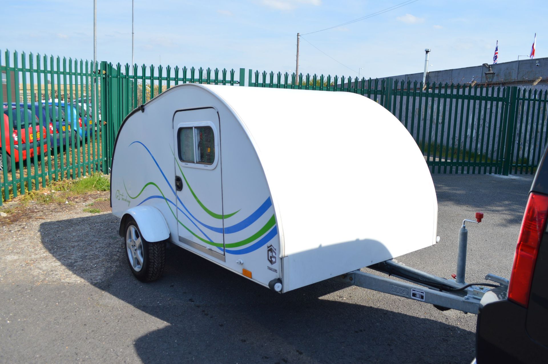 LIKE NEW SINGLE AXLE GS TEARDROP CAMPING TRAILER *NO VAT*