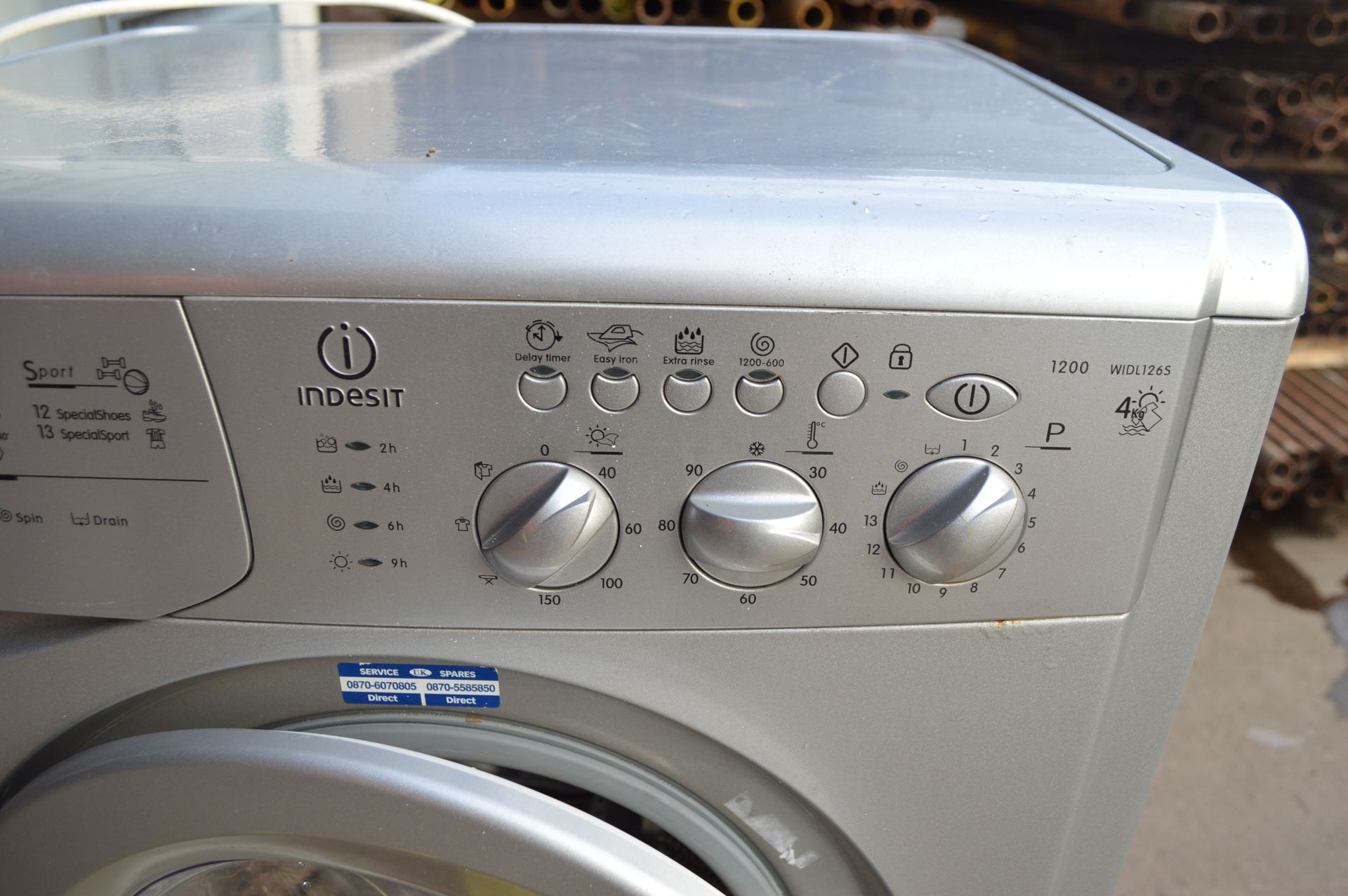 INDESIT WASHING MACHINE - INTERMITTENT FAULT - Image 2 of 5