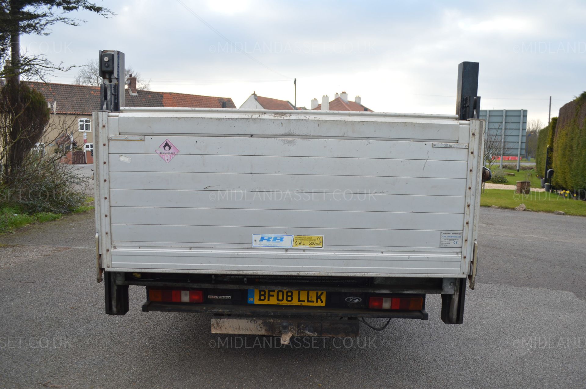 KB - 2008/08 REG FORD TRANSIT 115 T350EF RWD FLATBED - NEW ENGINE FITTED *NO VAT*   DATE OF - Image 5 of 18