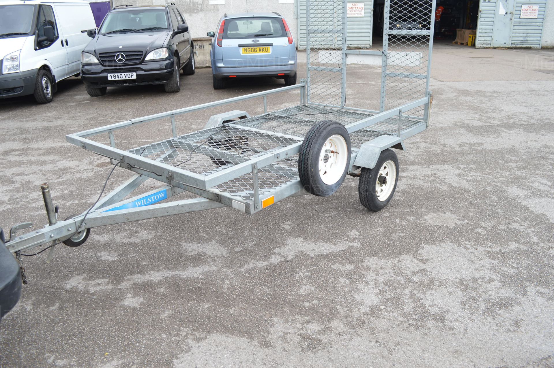 2009 SINGLE AXLE UN BRAKED TRAILER *NO VAT* - Image 2 of 8