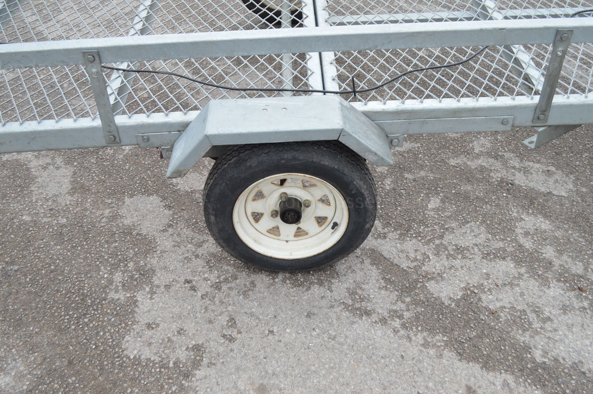 2009 SINGLE AXLE UN BRAKED TRAILER *NO VAT* - Image 7 of 8