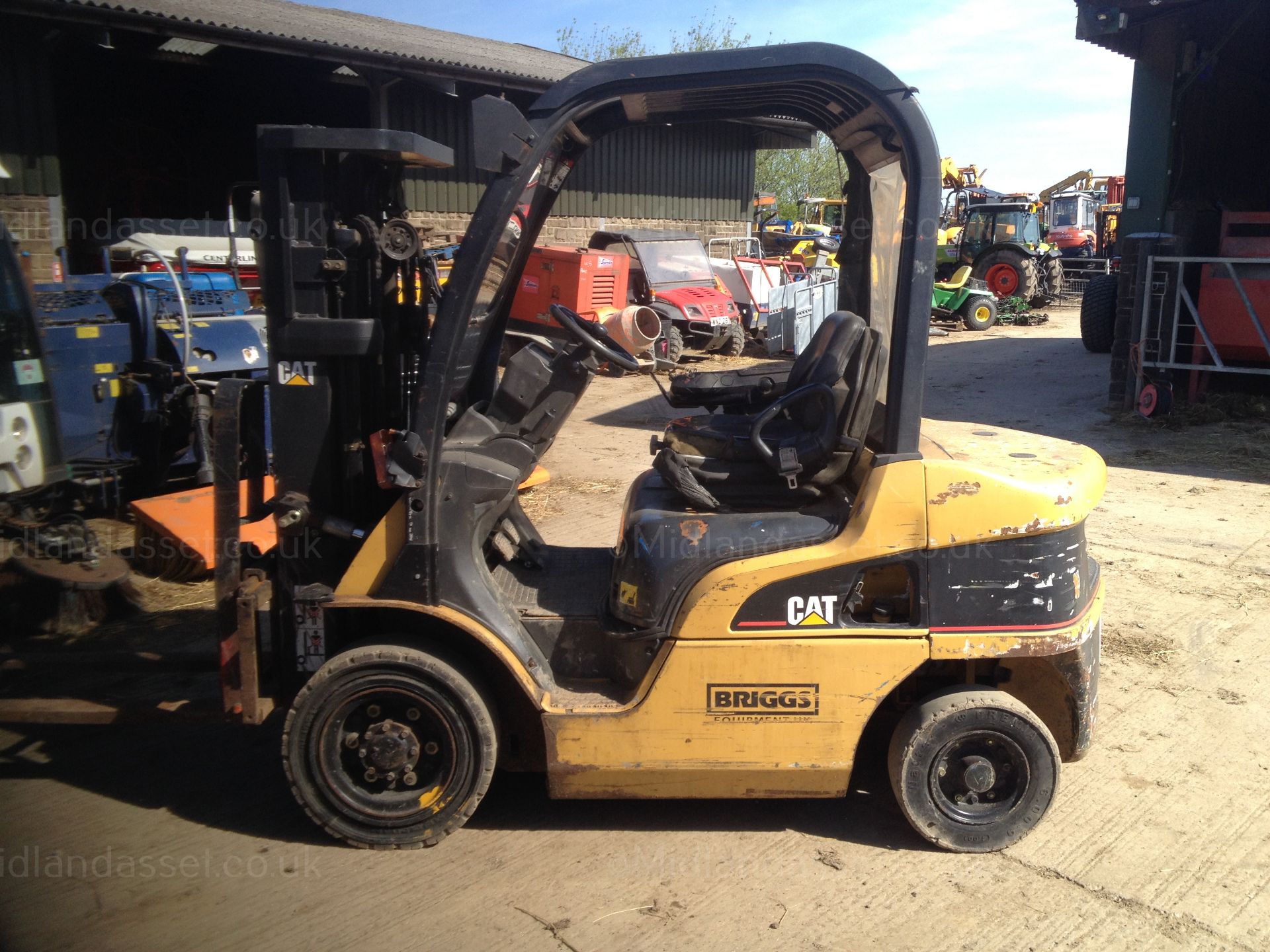 2007 CATERPILLAR D25N 2.5 TONNE DIESEL FORKTRUCK