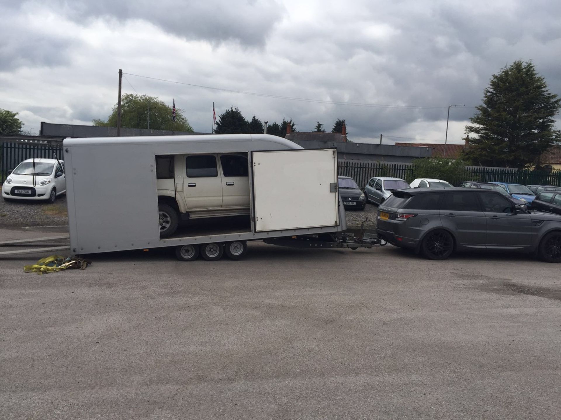 2005 TRI-AXLE TILT BED BRIAN JAMES CAR TRANSPORTER TRAILER - FITTED WITH LED LIGHTS *NO VAT* - Image 8 of 17