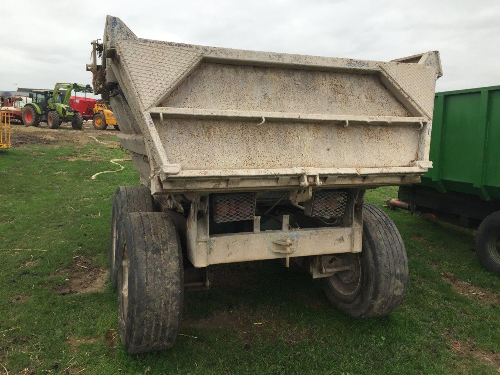 THOMPSON PD60 14 TON DUMP TRAILER TIPPING TRAILER   COLLECTION FROM CHESTERFIELD - Image 2 of 5