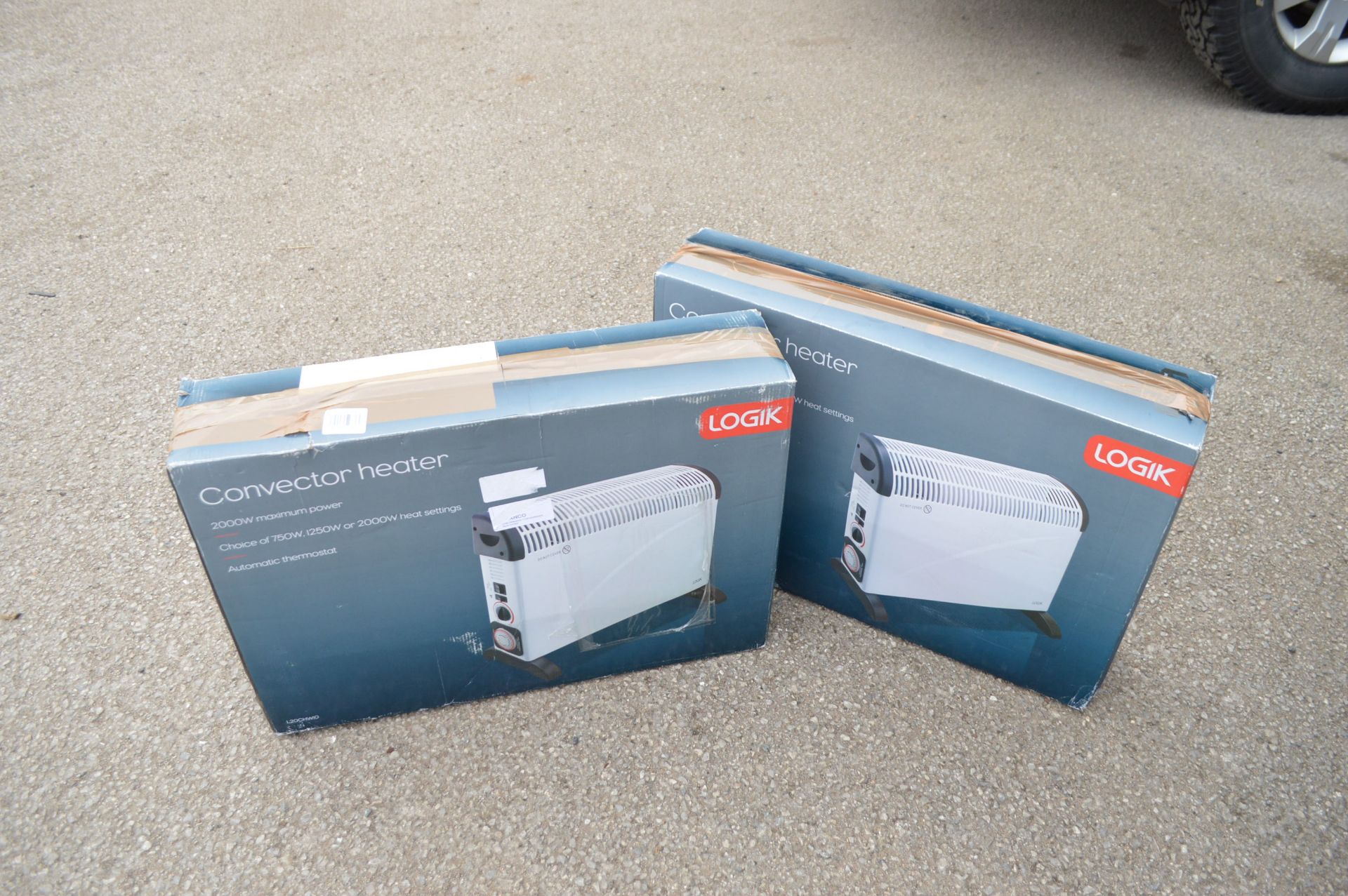 X2 LOGIK CONVECTOR HEATERS *NO VAT* UNTESTED  COLLECTION / VIEWING FROM MARKHAM MOOR, DN22 0QU