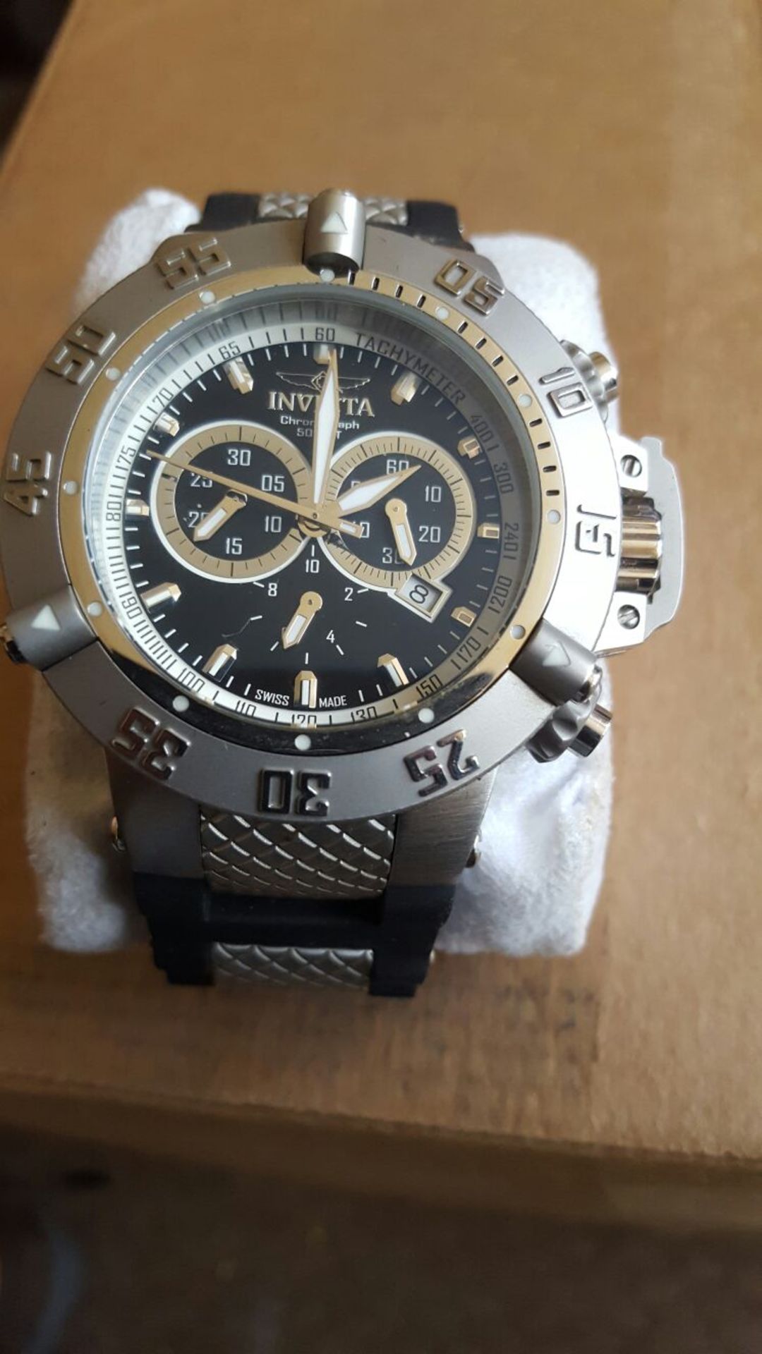 INVICTA SUBAQUA CHRONOGRAPH MENS WATCH HUGE 50mm BNIB