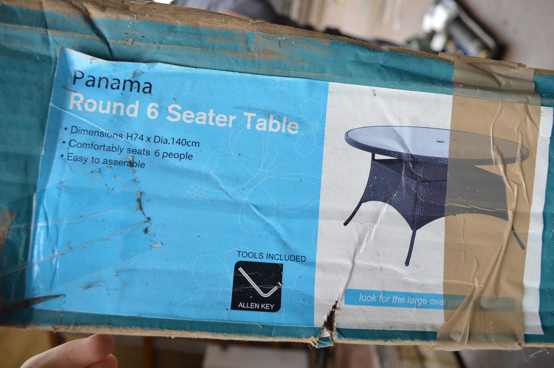 PANAMA ROUND 6 SEATER TABLE *NO VAT*